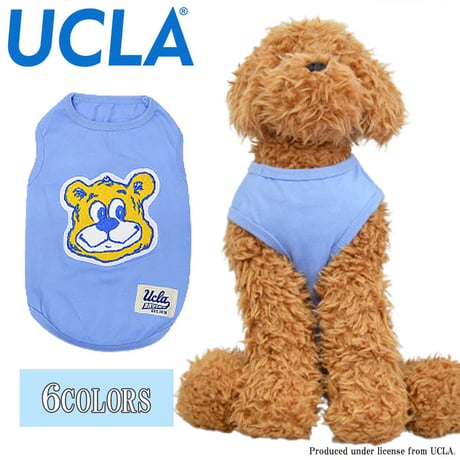 送料無料 UCLA(ユーシーエルエー） 犬服 Tシャツ ドッグウエア UCLA-0549 カレッジ ロゴ キャラクター アメカジ