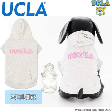 送料無料 UCLA(ユーシーエルエー） 犬服 パーカー ドッグウエア UCLA-0400 カレッジ アメカジ