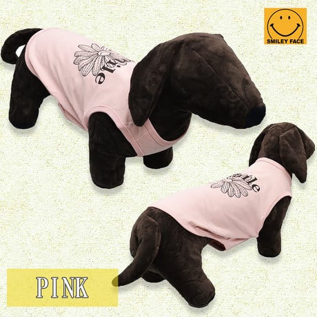 SMILEY FACE (スマイリーフェイス） 犬服 Tシャツ ドッグウエア 高齢の愛犬のために SMFC-079 アメカジ かわいい かっこいい