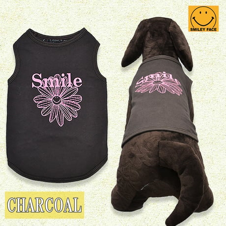 SMILEY FACE (スマイリーフェイス） 犬服 Tシャツ ドッグウエア 高齢の愛犬のために SMFC-079 アメカジ かわいい かっこいい
