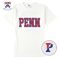 送料無料 PENN （ペンシルベニア） Tシャツ メンズ レディース PENN-006 6.2oz ヘビーウエイト カレッジ ロゴ アメカジ