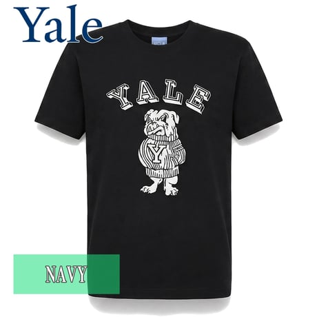 送料無料　YALE（イェール）　Tシャツ メンズ レディース YALE-129 6.2oz ヘビーウエイト カレッジ ロゴ オープンエンドTシャツ アメカジ