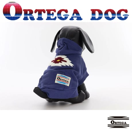 送料無料 ORTEGA (オルテガ） 犬服 パーカー ドッグウエア ORTG-002B アメカジ ネイティブ