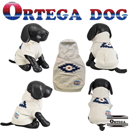 送料無料 ORTEGA (オルテガ） 犬服 パーカー ドッグウエア ORTG-002B アメカジ ネイティブ