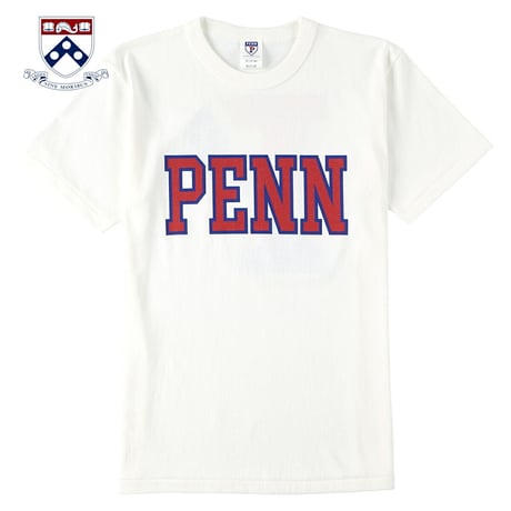 送料無料 PENN （ペンシルベニア） Tシャツ メンズ レディース PENN-006 6.2oz ヘビーウエイト カレッジ ロゴ アメカジ