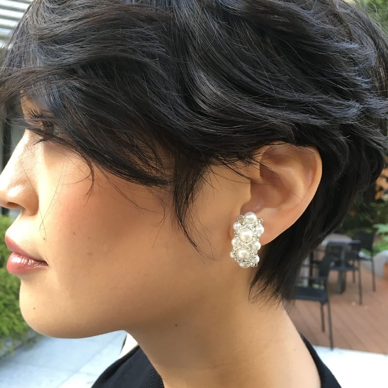コスチュームジュエリー/ビジューピアス/パール/ビーズ/ピアス