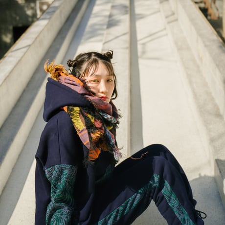 - marble -      　パンツ　col:  ネイビー
