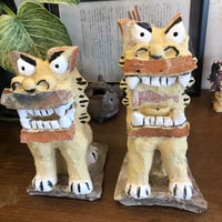 やちむんシーサー対 | シーサー ぎゃらりーゆしびん