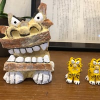 漆喰シーサー 一匹タイプ | シーサー ぎゃらりーゆしびん