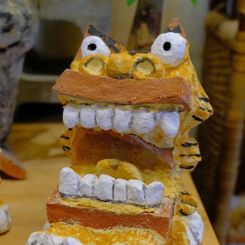 漆喰シーサー 対 | シーサー ぎゃらりーゆしびん