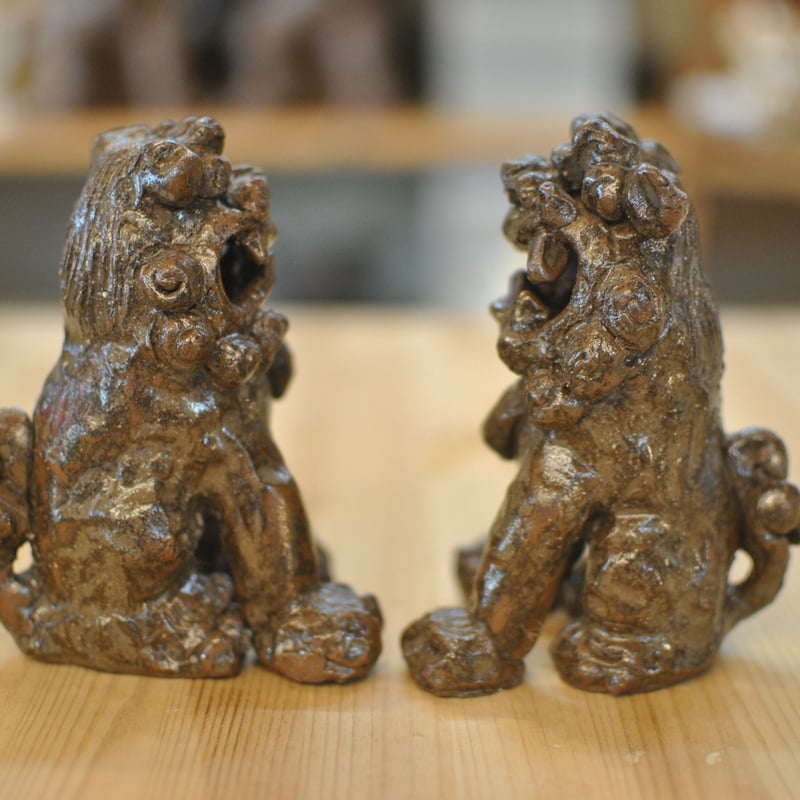 やちむんシーサー 対 | シーサー ぎゃらりーゆしびん