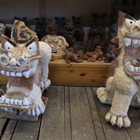 やちむんシーサー対 | シーサー ぎゃらりーゆしびん