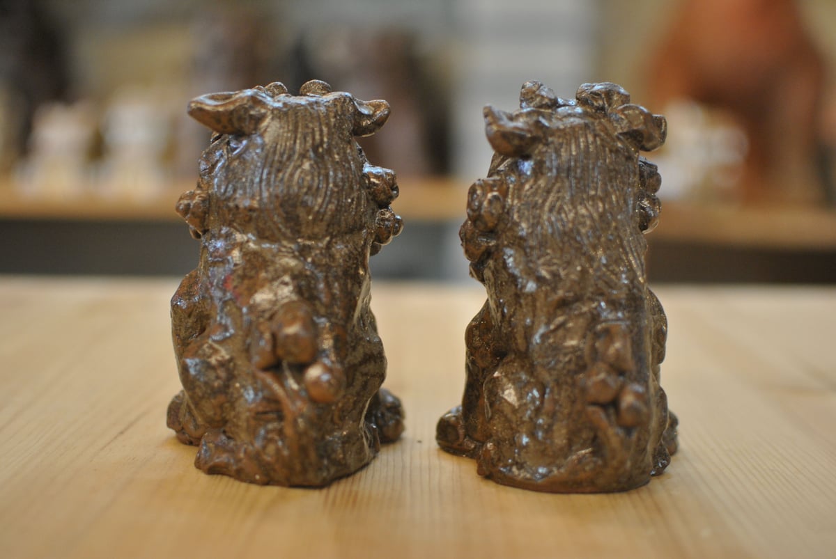 やちむんシーサー 対 | シーサー ぎゃらりーゆしびん