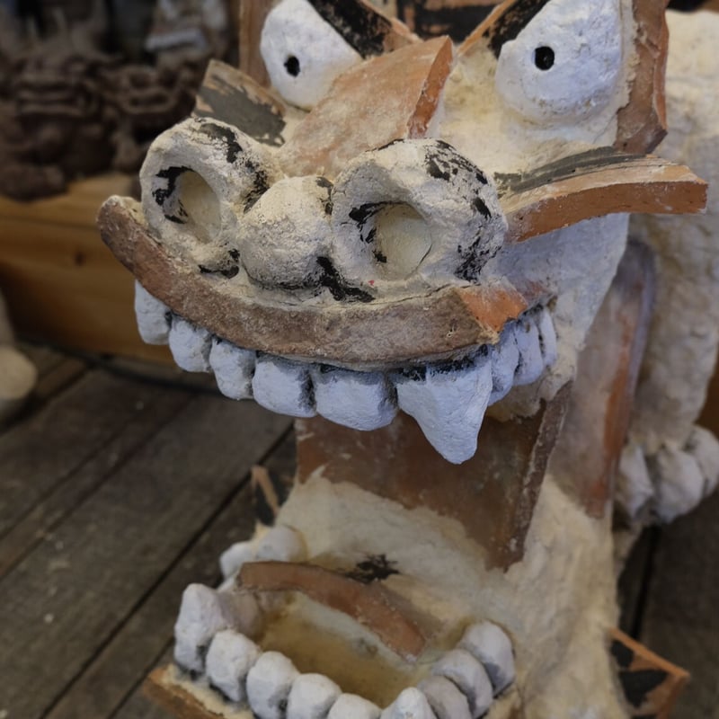 3、漆喰シーサー大 (対) | シーサー ぎゃらりーゆしびん