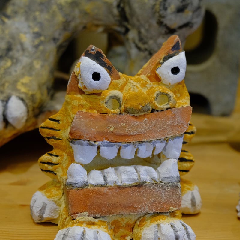 漆喰シーサー 対 | シーサー ぎゃらりーゆしびん