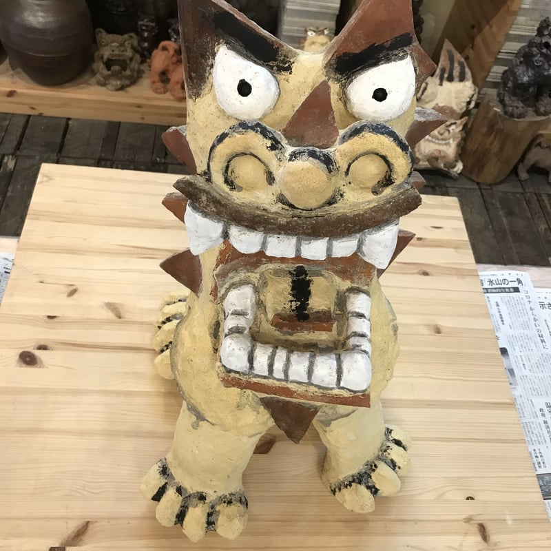 首里城再興アートプロジェクト特大漆喰シーサー | シーサー