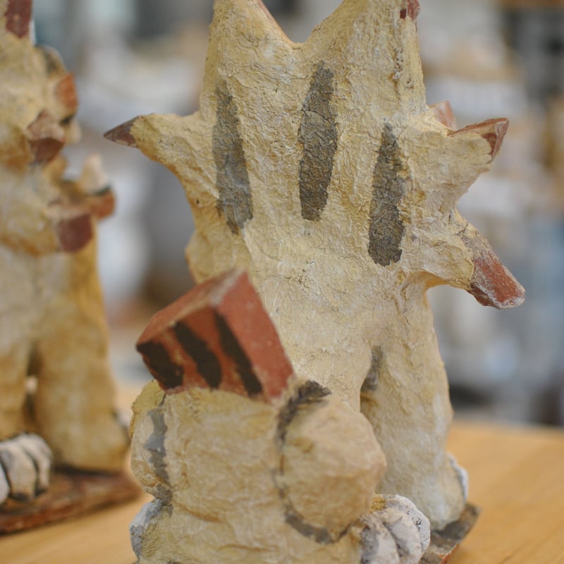 漆喰シーサー 対 | シーサー ぎゃらりーゆしびん