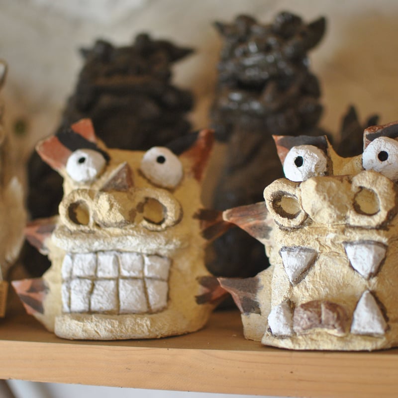 漆喰シーサー | シーサー ぎゃらりーゆしびん