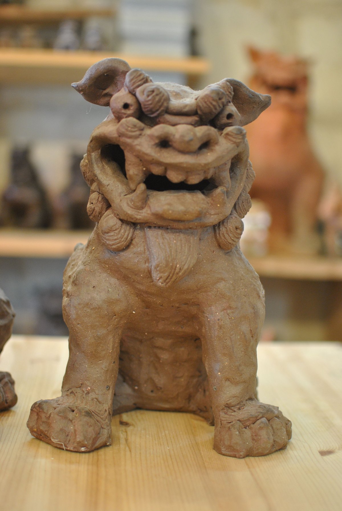 やちむんシーサー対 | シーサー ぎゃらりーゆしびん