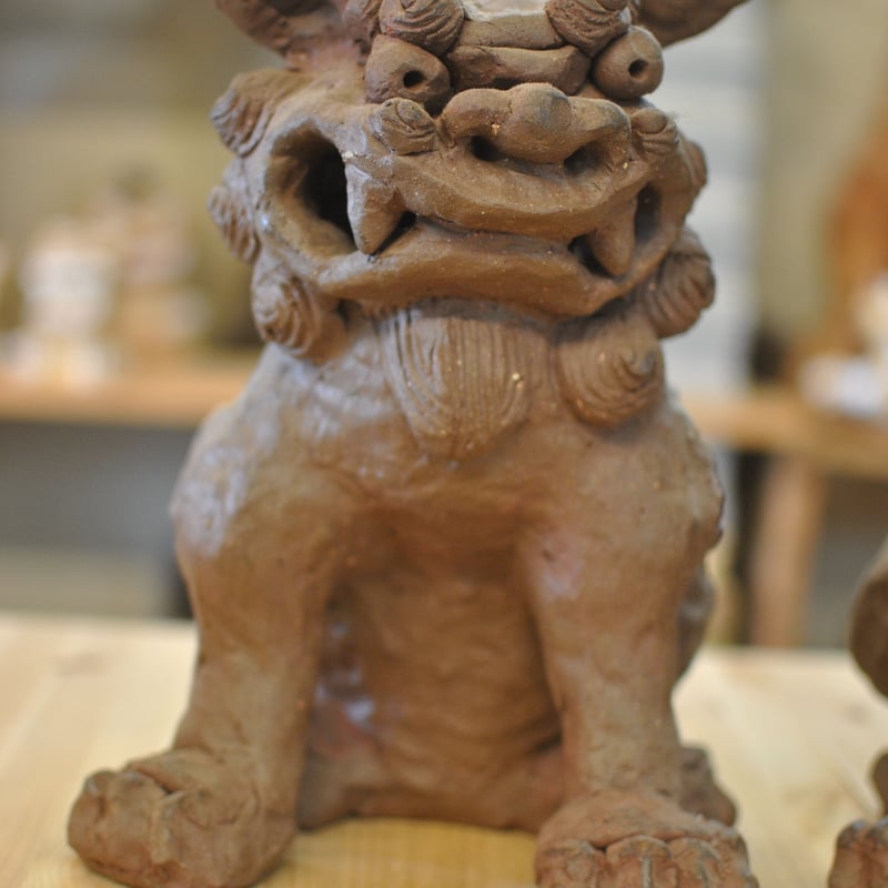 やちむんシーサー対 | シーサー ぎゃらりーゆしびん