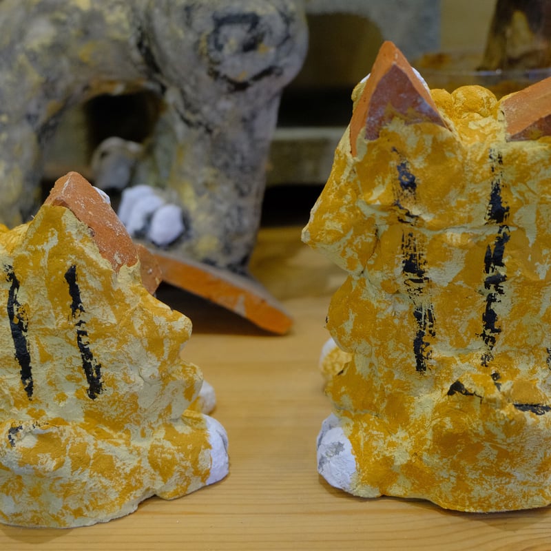 ★逸品漆喰シーサー⑨ ☆逸品漆喰シーサー⑨