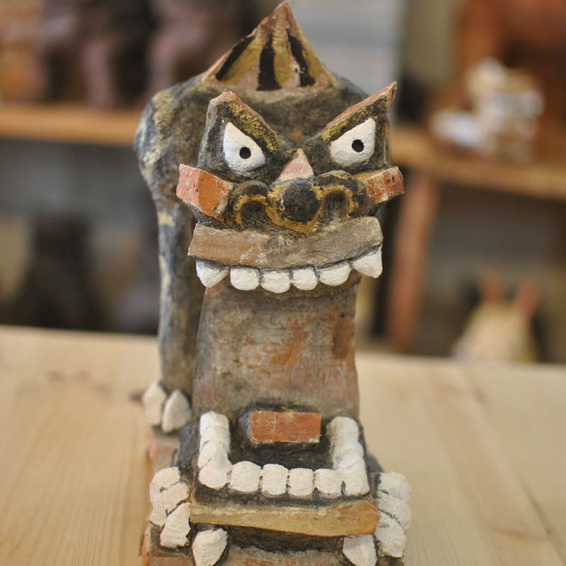 漆喰シーサー① 漆喰シーサー 一匹タイプ | シーサー ぎゃらりーゆしびん