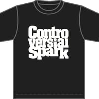Controversial Spark LOGO  Tshirt Black