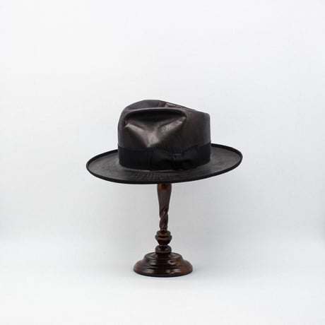 Tea core leather hat