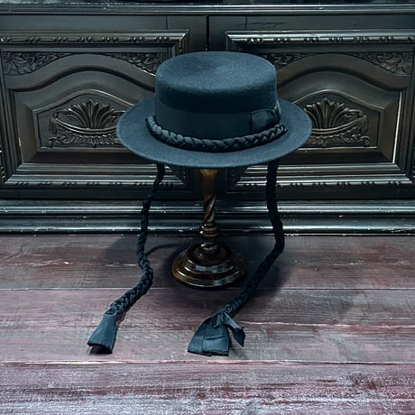 Canotier tresse ruban