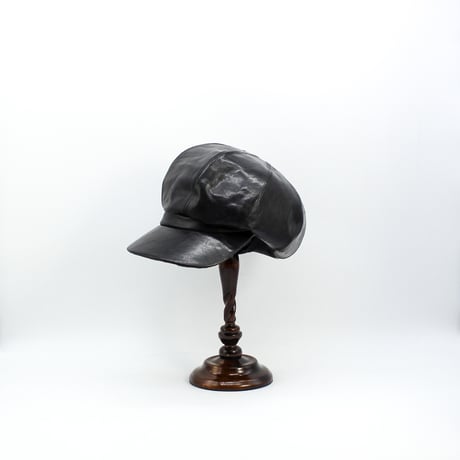 Buffalo leather casquette