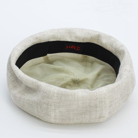Linen mesh beret