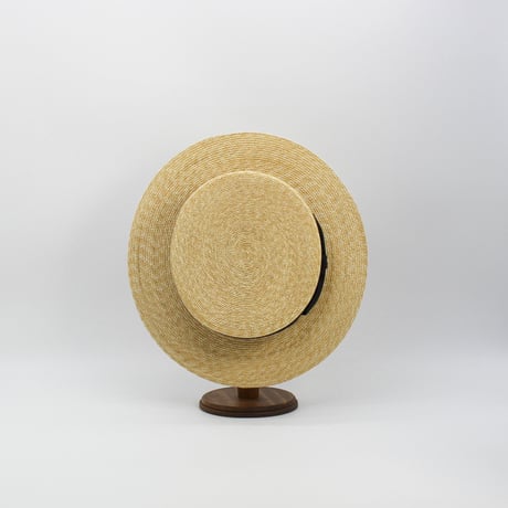 Mid silk wheat boater