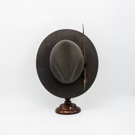 Long feather Slim Fedora