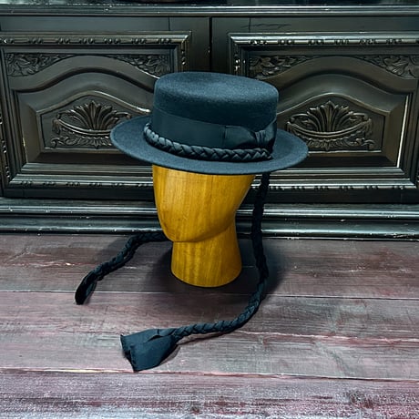 Canotier tresse ruban