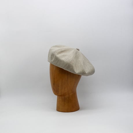 Linen chino Big beret