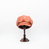 Buffalo leather casquette