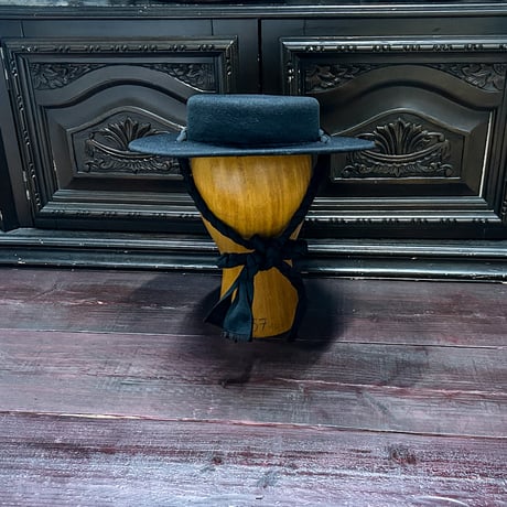 Canotier tresse ruban Un bibi