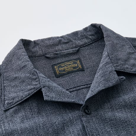Selvage chambray Open collar shirt
