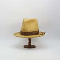 Raffia Long tall hat