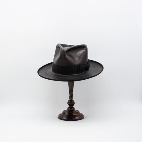 Tea core leather hat