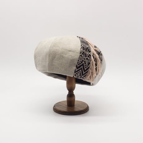 Panel fringe beret