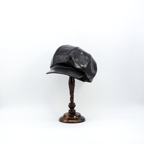 Buffalo leather casquette