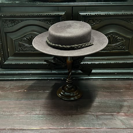 Canotier tresse ruban Un bibi