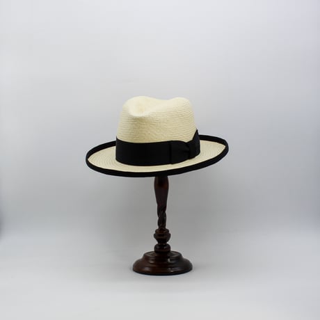 Vintage block Panama Homburg