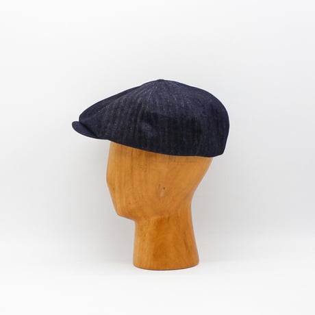 Denim herringbone huntingcas
