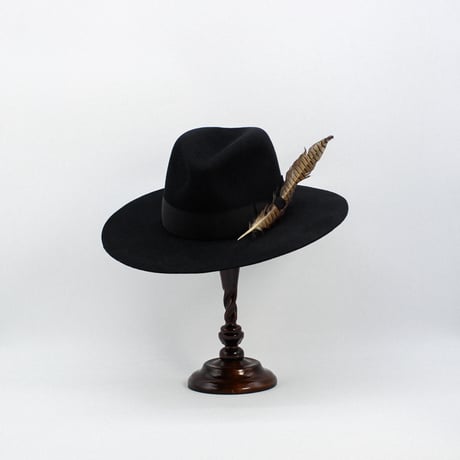Long feather Slim Fedora
