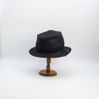 Raffia Fold bucket hat