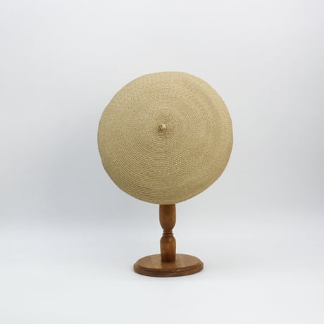 Linen braid point beret