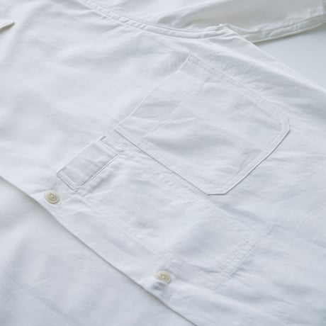 Open collar Atelier work shirt