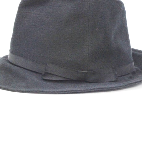 Brushed gabardine hat